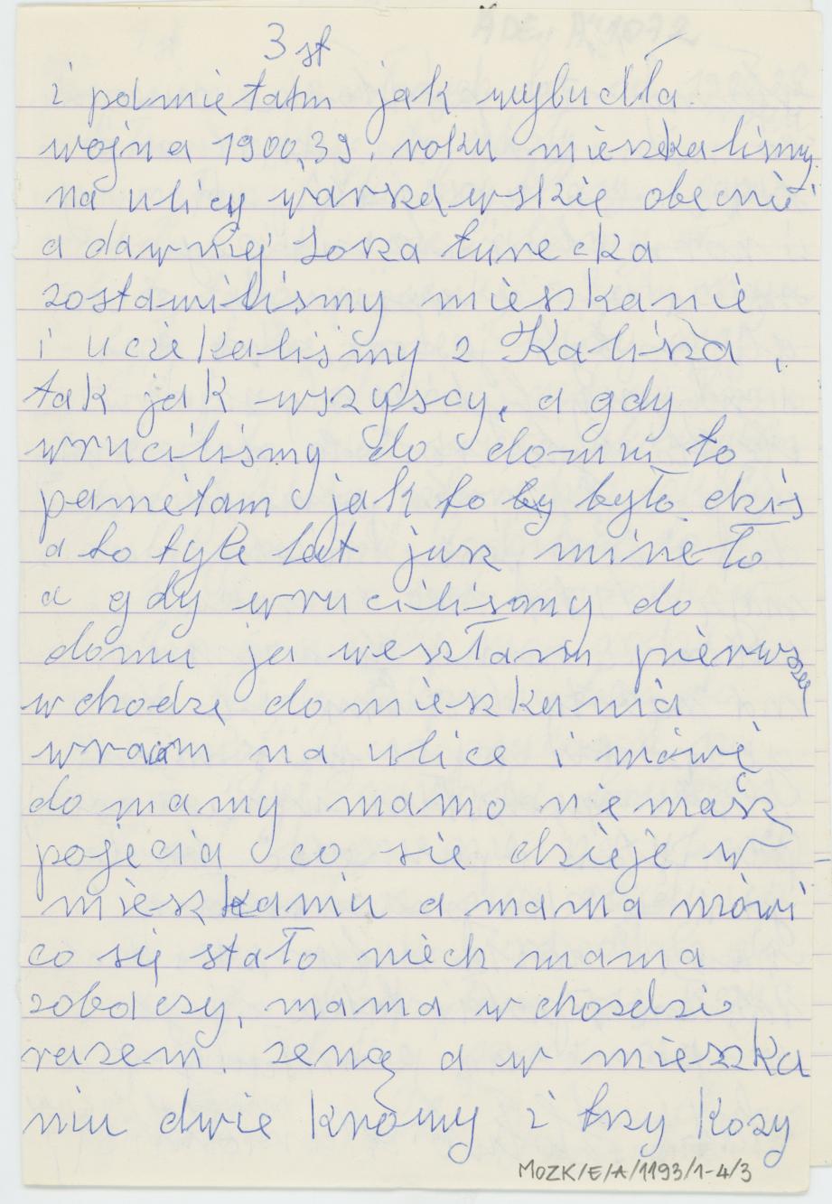 Wspomnienia z młodych lat