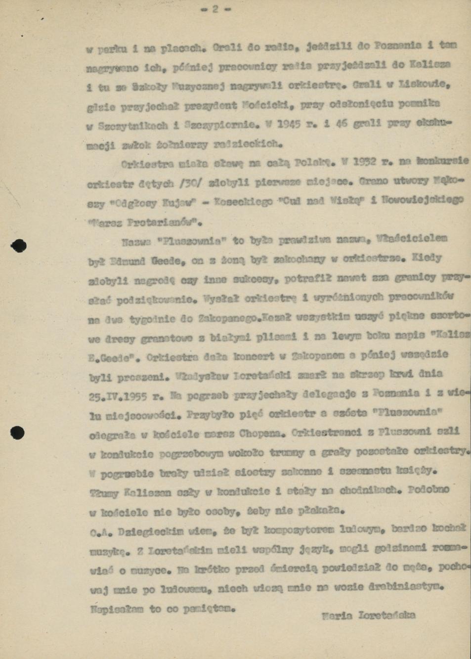 Wspomnienia o Władysławie Loretańskim