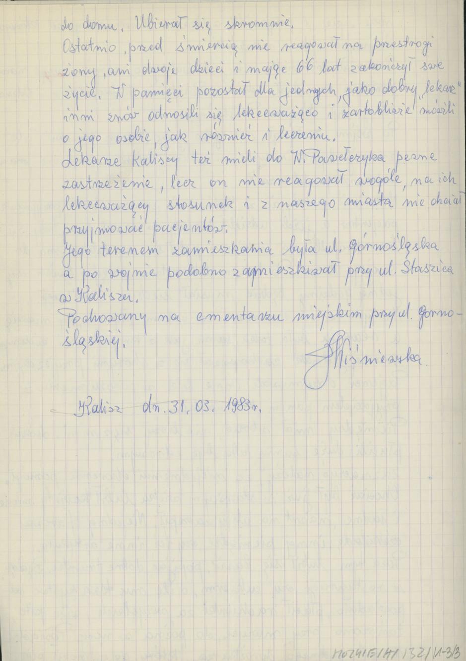 Popularny kaliszanin Wawrzyniec Pawełczyk