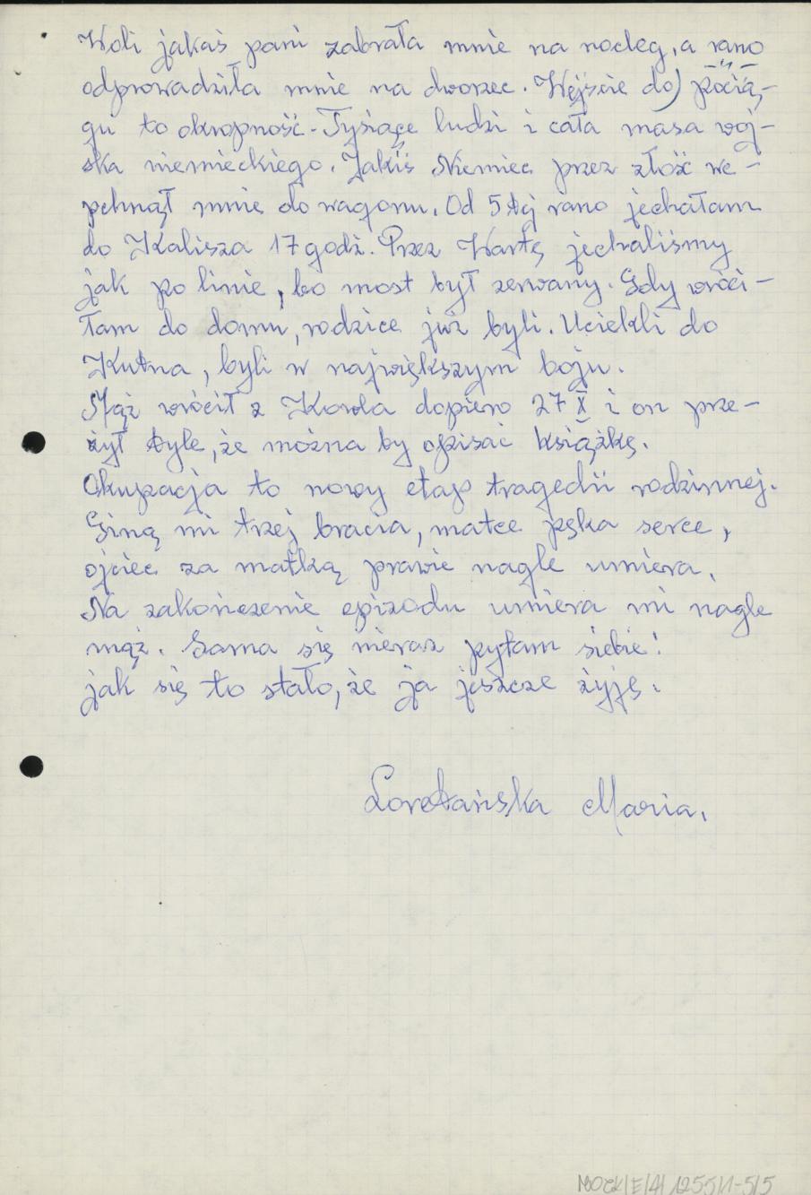 Moja ucieczka w dniu 1 IX 1939 r.