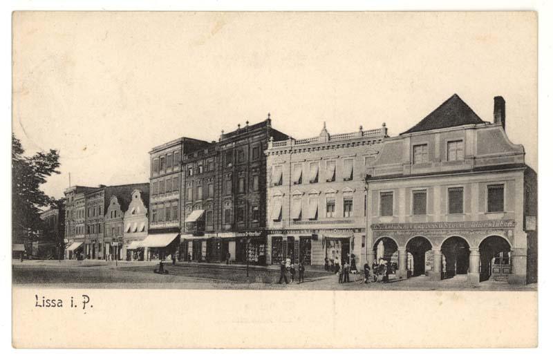 Rynek w Lesznie - pierzeja wschodnia