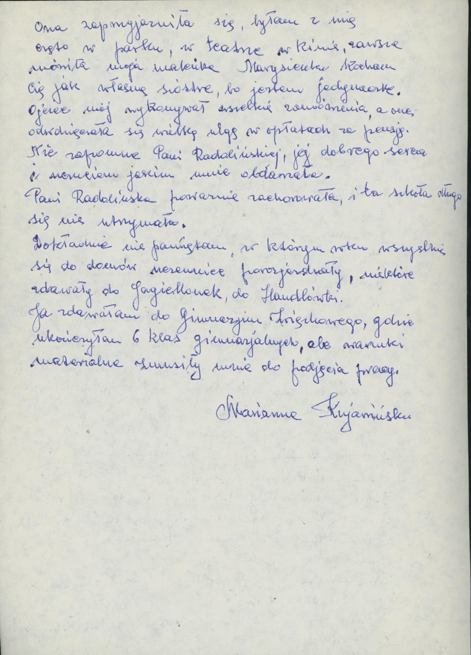 Pensja Pani Radolińskiej