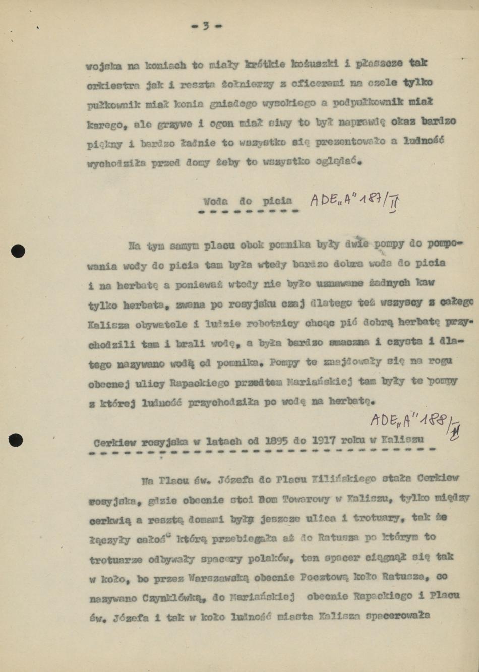 Fragmenty z  historii Kalisza 1894-1979