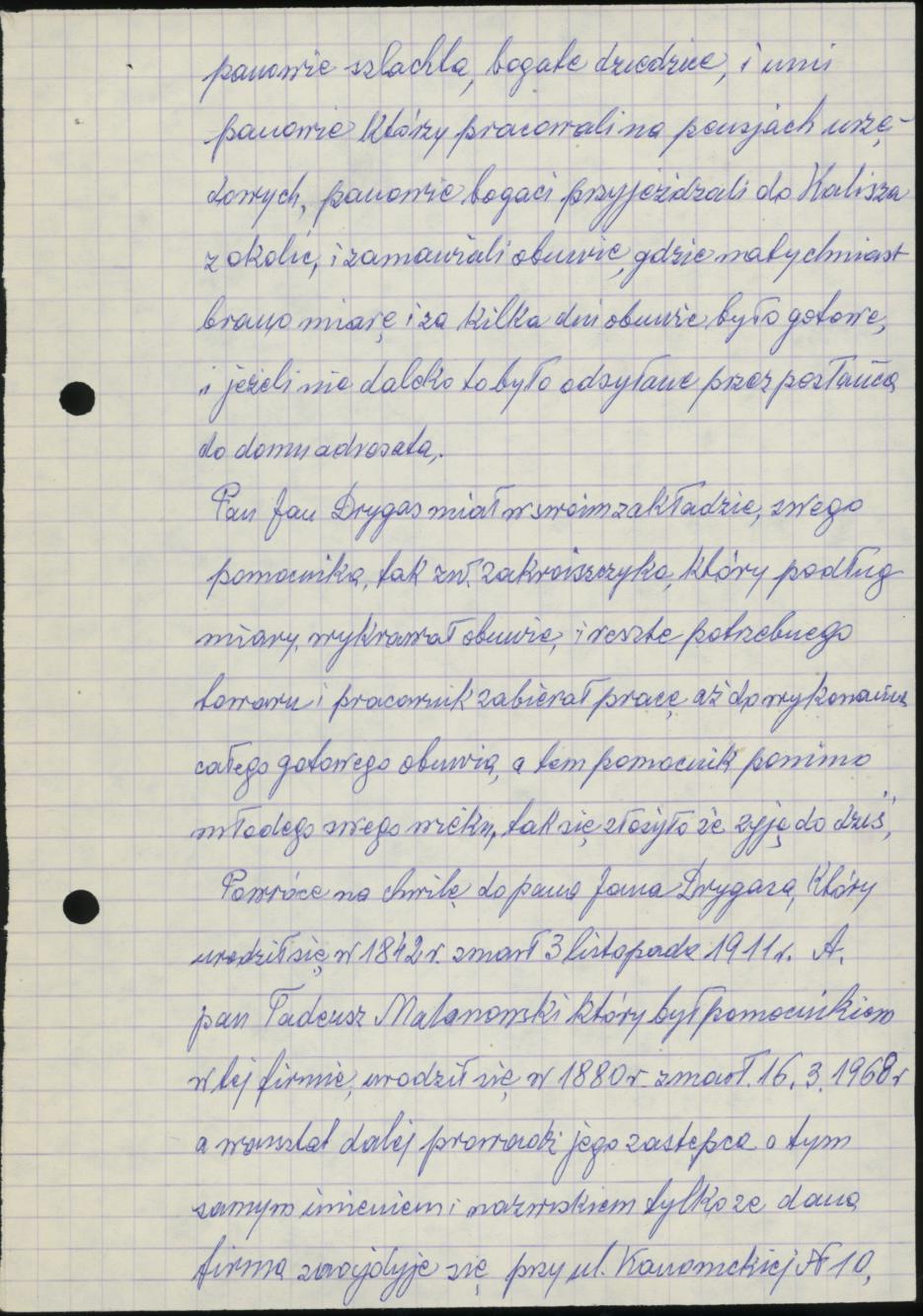 Kim był i co robił w Kaliszu Jan Drygas