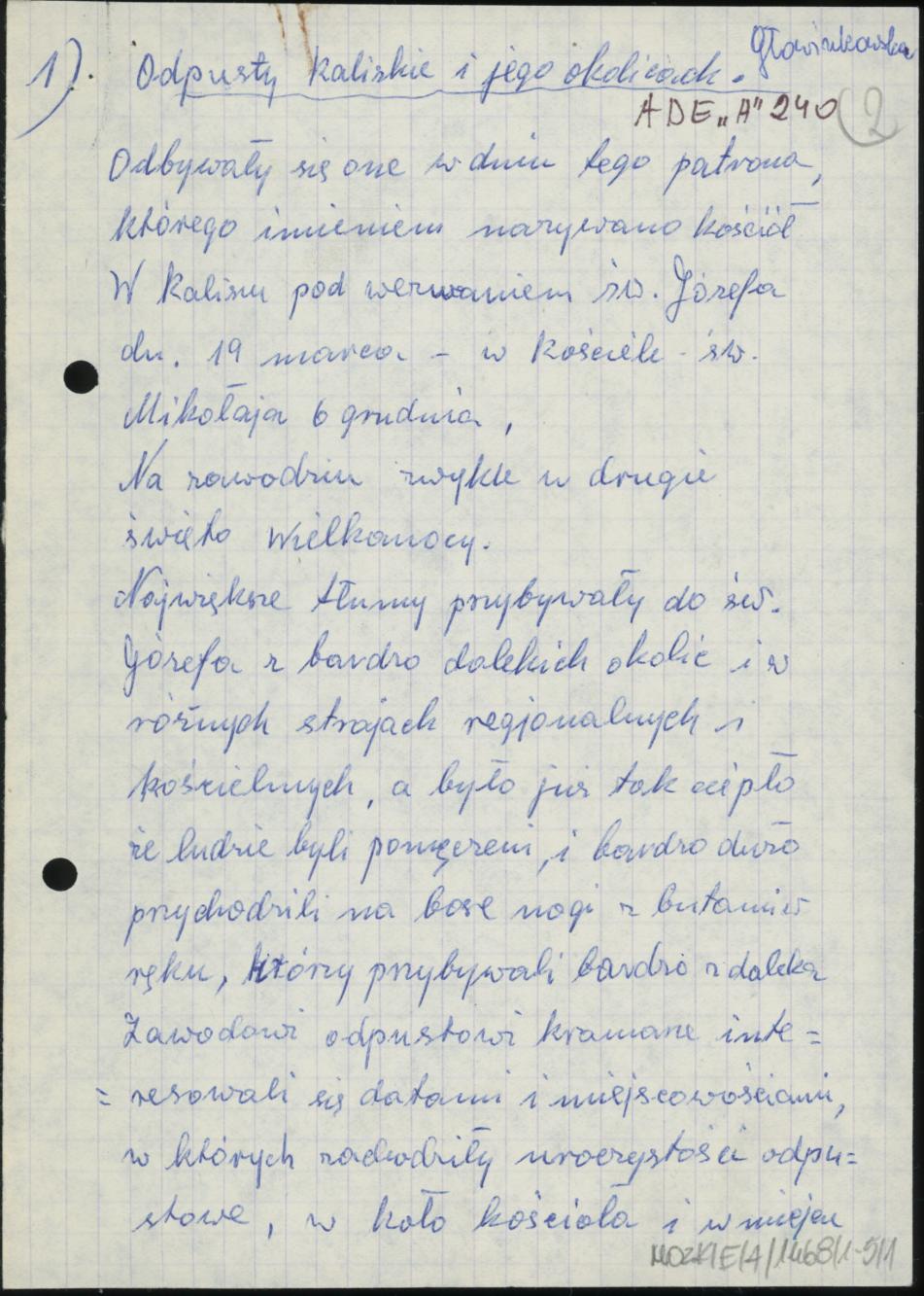 Odpusty w Kaliszu i jego okolicach