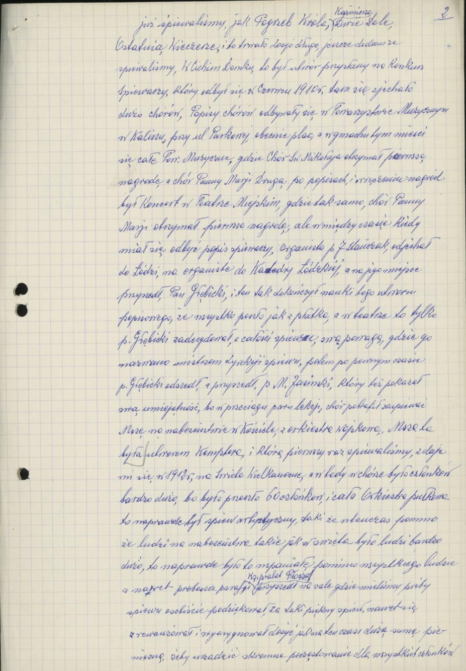 Opisy Towarzystw Śpiewaczych i Muzycznych w Kaliszu