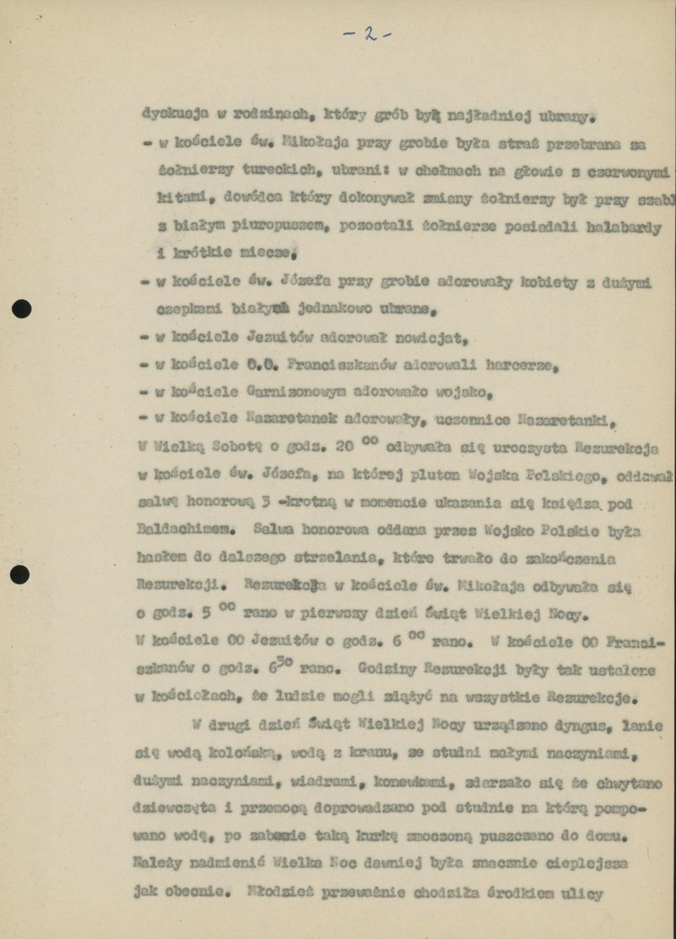 Ostatni tydzień Świąt Wielkiej Nocy