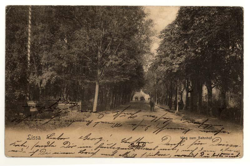 Ulica Dworcowa w Lesznie