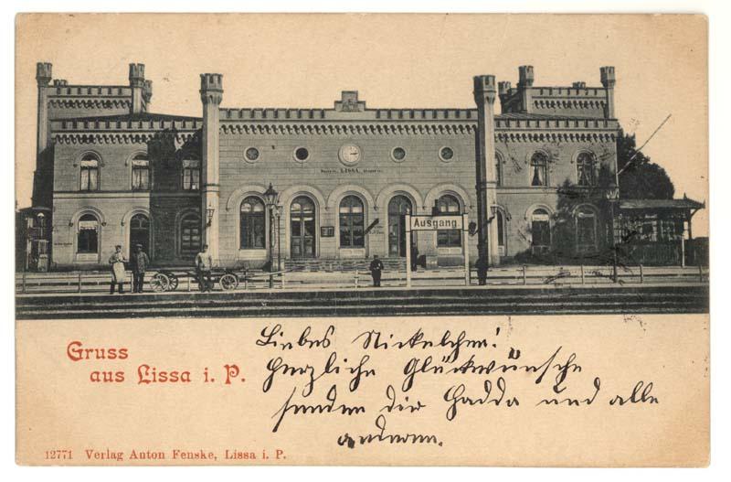 Dworzec kolejowy w Lesznie