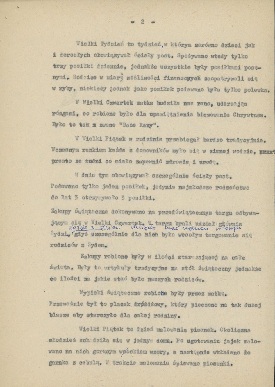 Przygotowania do Świąt i dni świąteczne