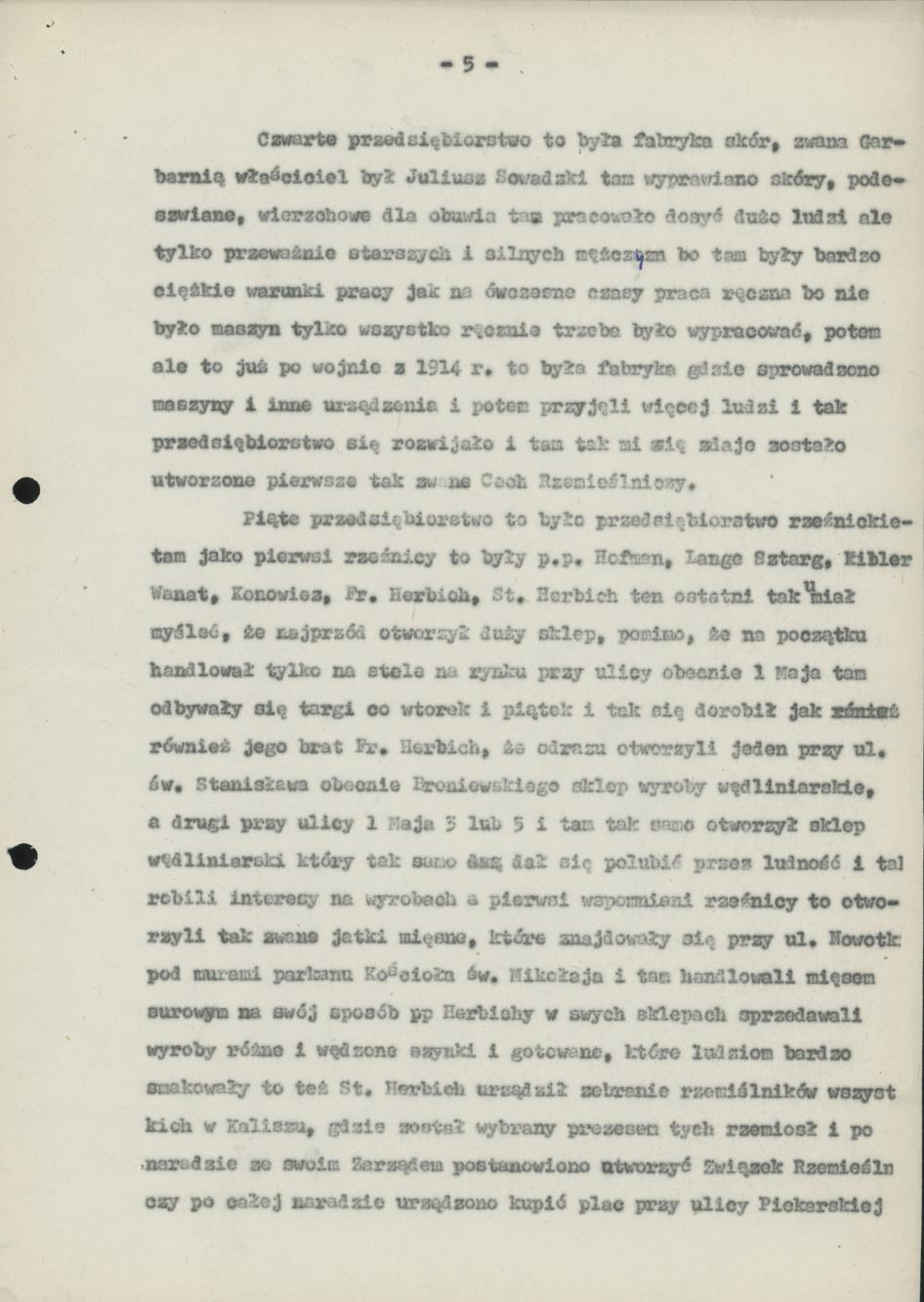 Fragmenty z  historii Kalisza 1894-1979