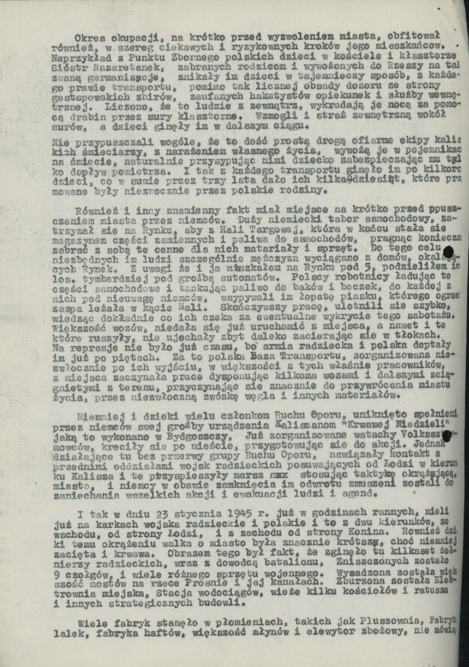 Wyzwolenie miasta Kalisza