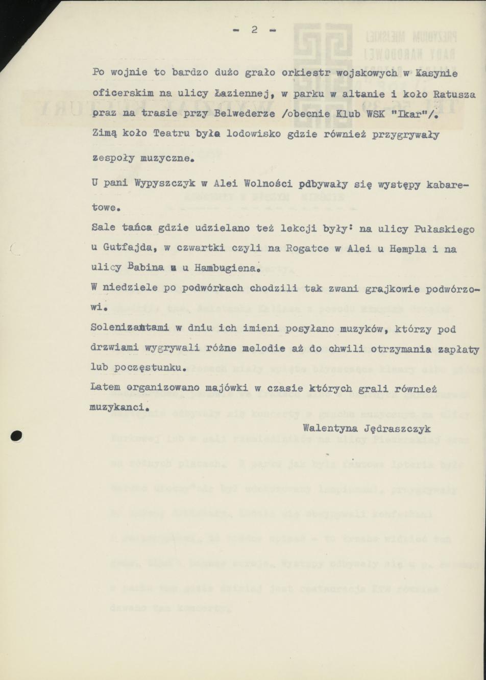 Koncerty w naszym mieście