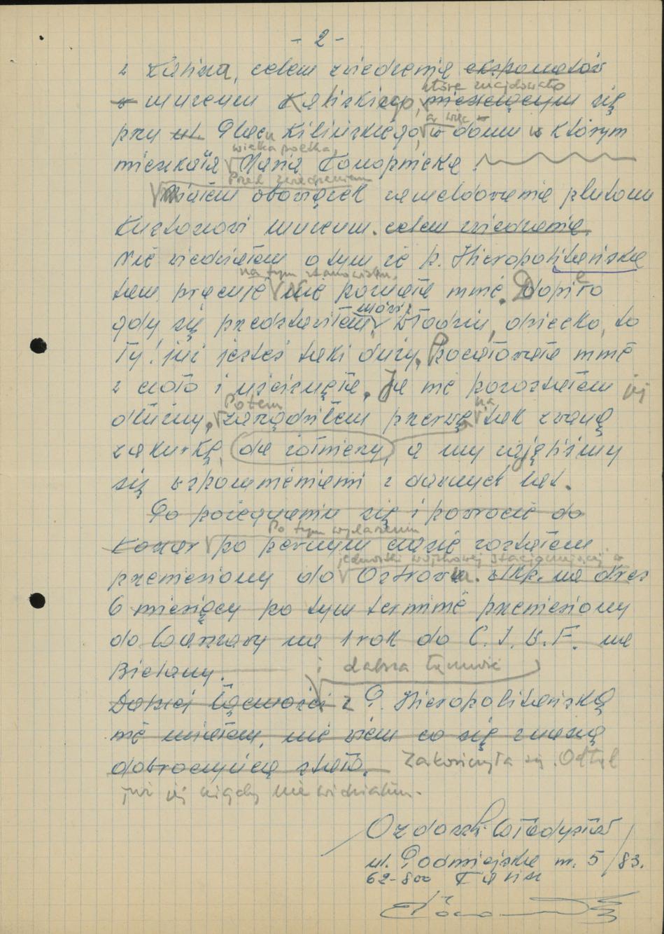 Wspomnienie o Zofii Hieropolitańskiej