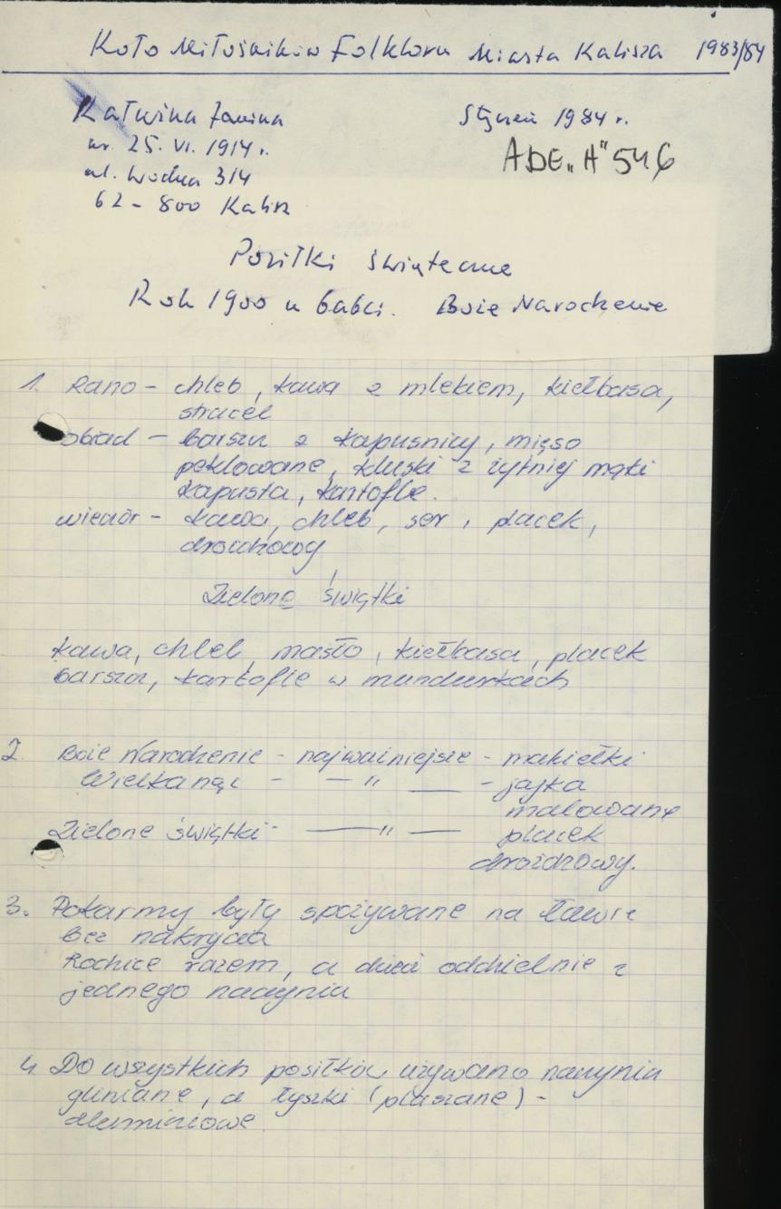 Posiłki świąteczne