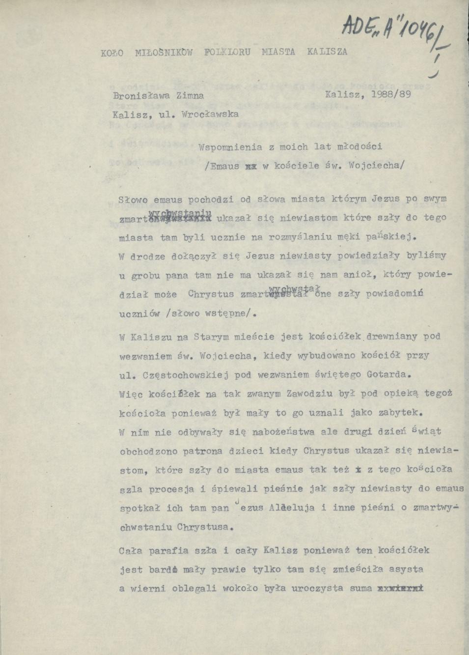 Wspomnienia z moich lat młodości