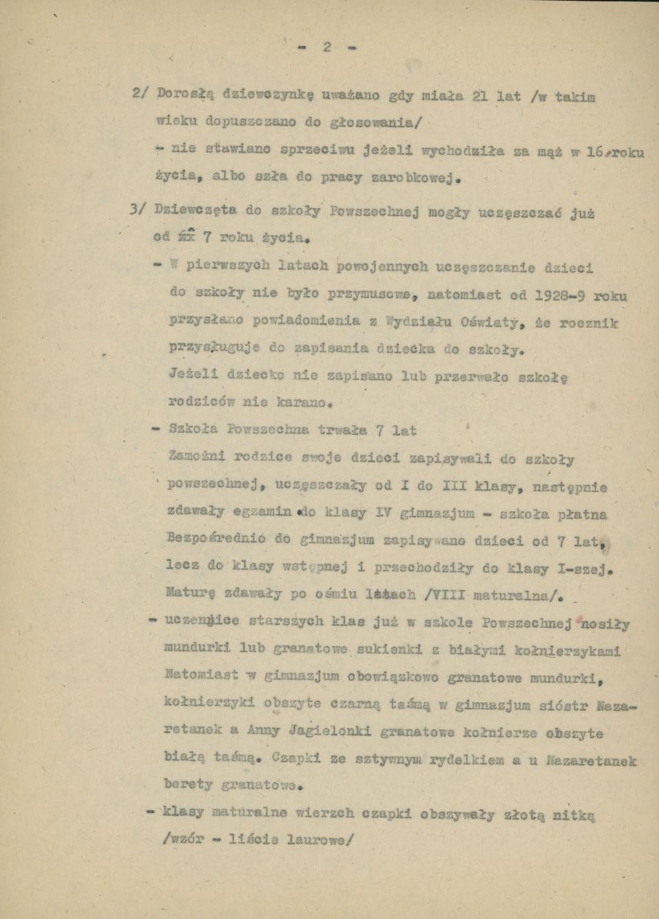 Kobieta - okres 20-lecia międzywojennego