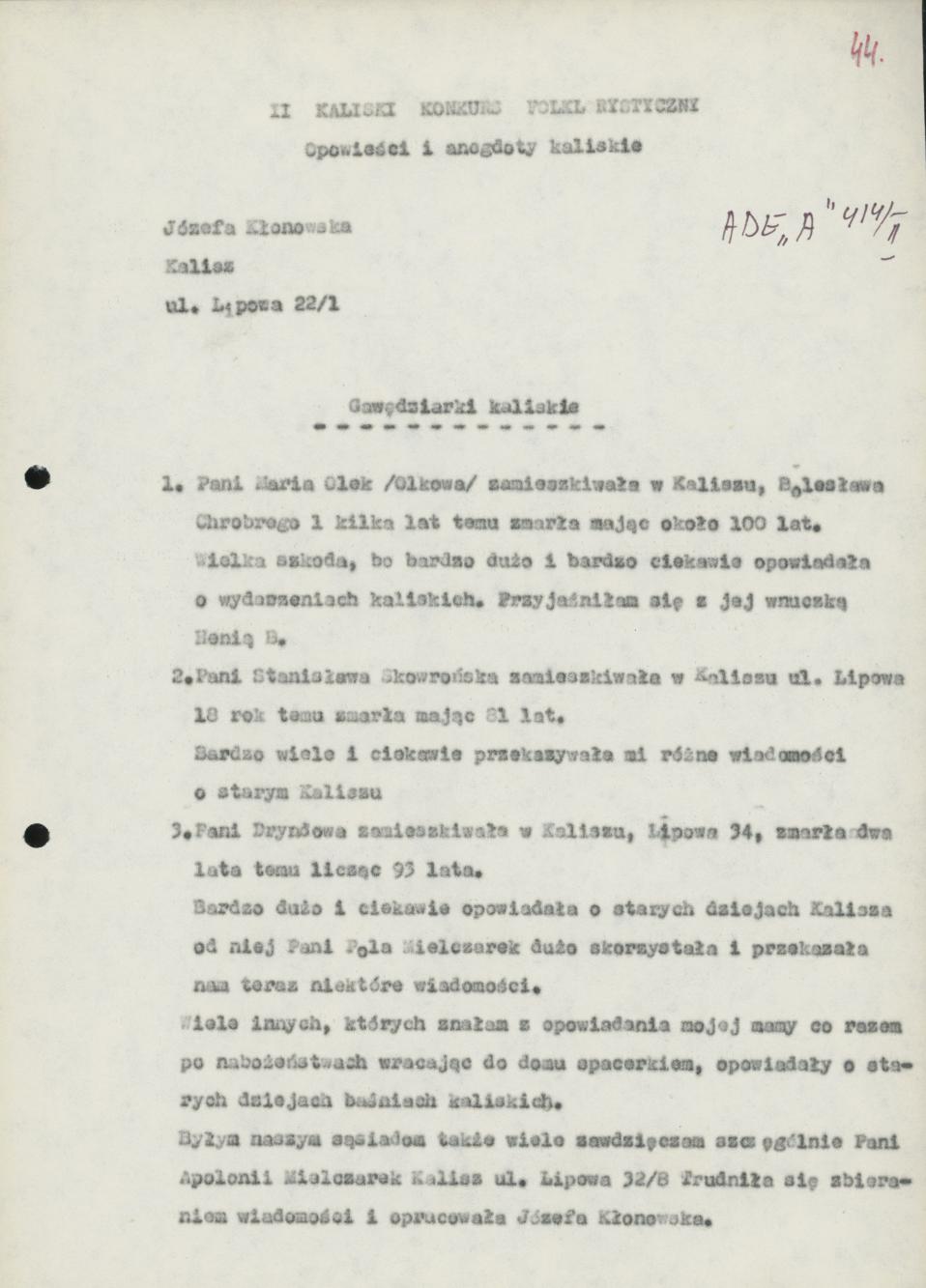 Gawędziarki kaliskie