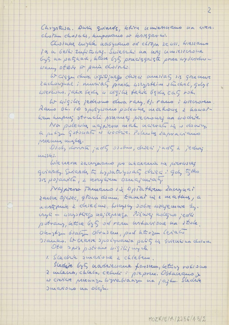 Od Wigilii Bożego Narodzenia do Nowego Roku