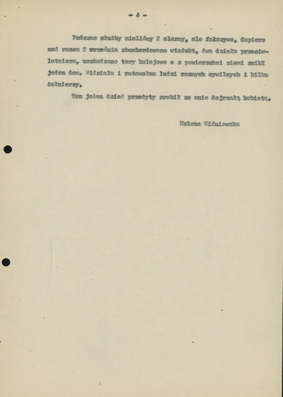 Moje wspomnienia i przeżycia w dniu 1 września 1939 r.