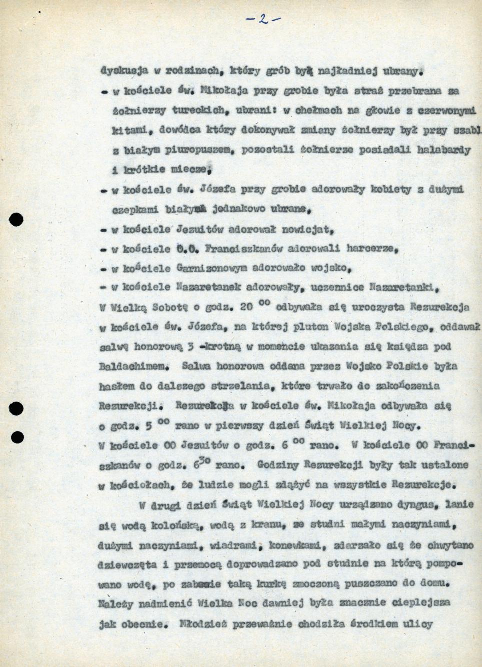 Ostatni Tydzień Świąt Wielkiej Nocy