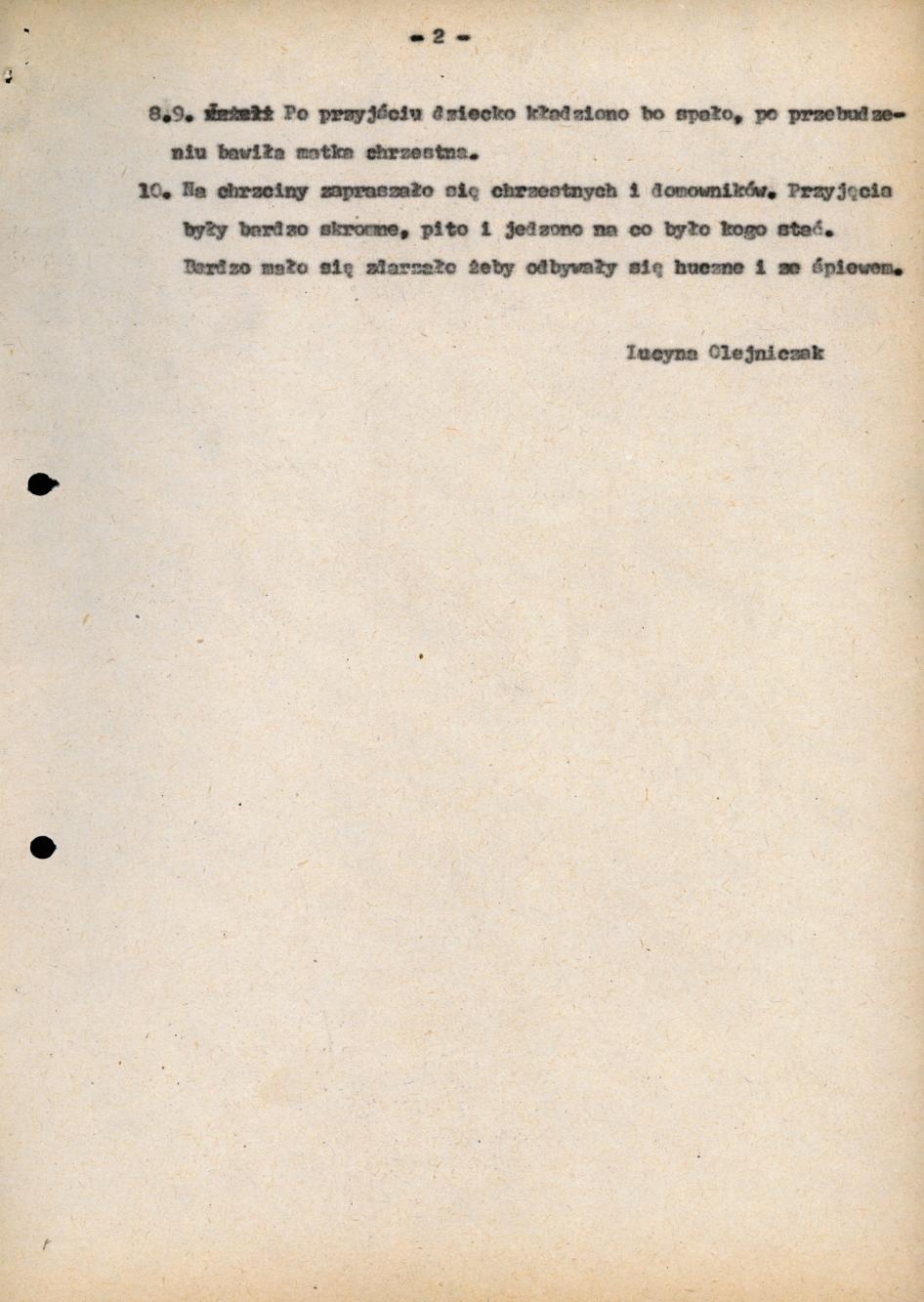 Chrzciny dawniej a dziś