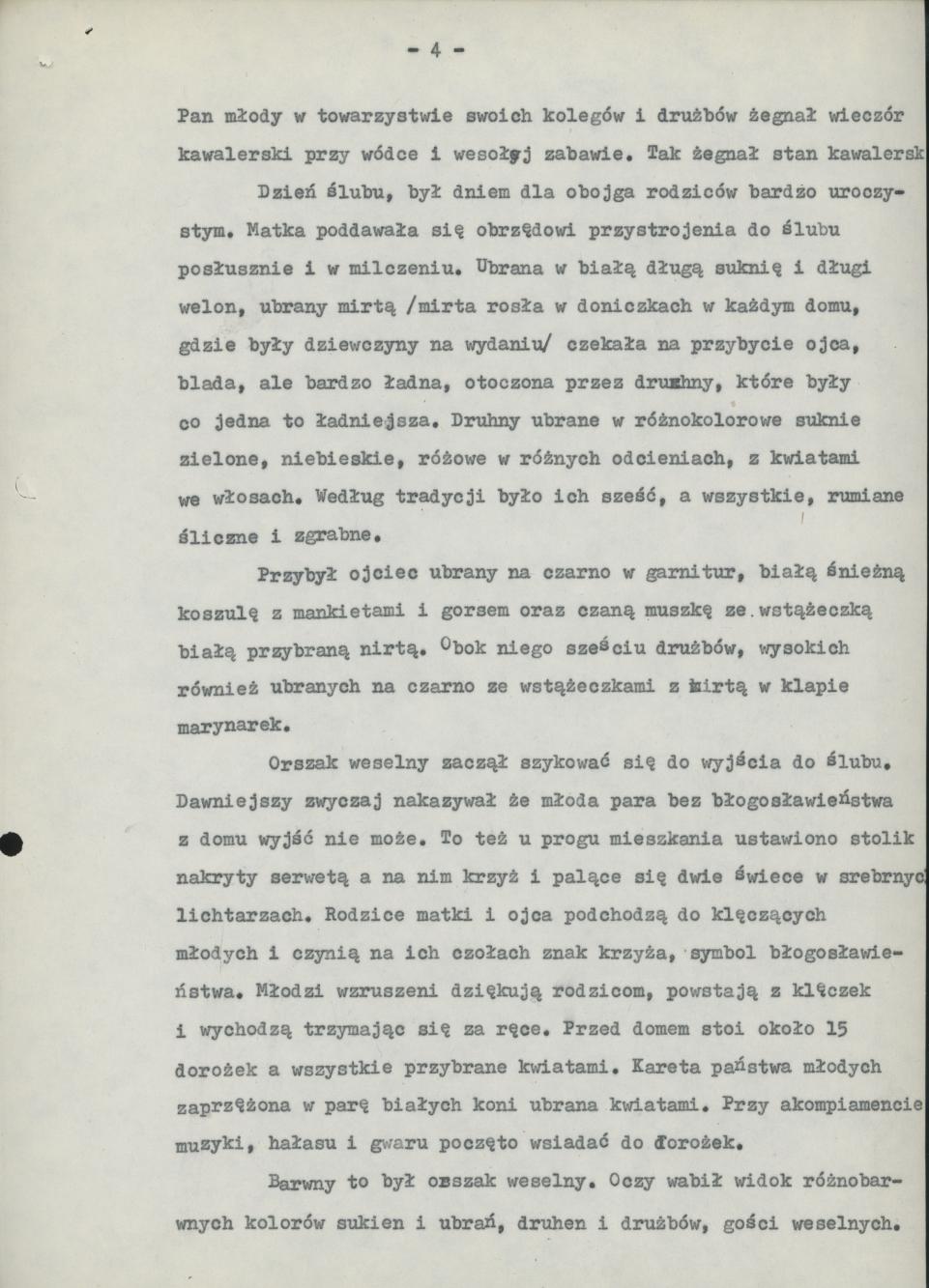 Jak się pobierali moi rodzice (początek XX wieku)