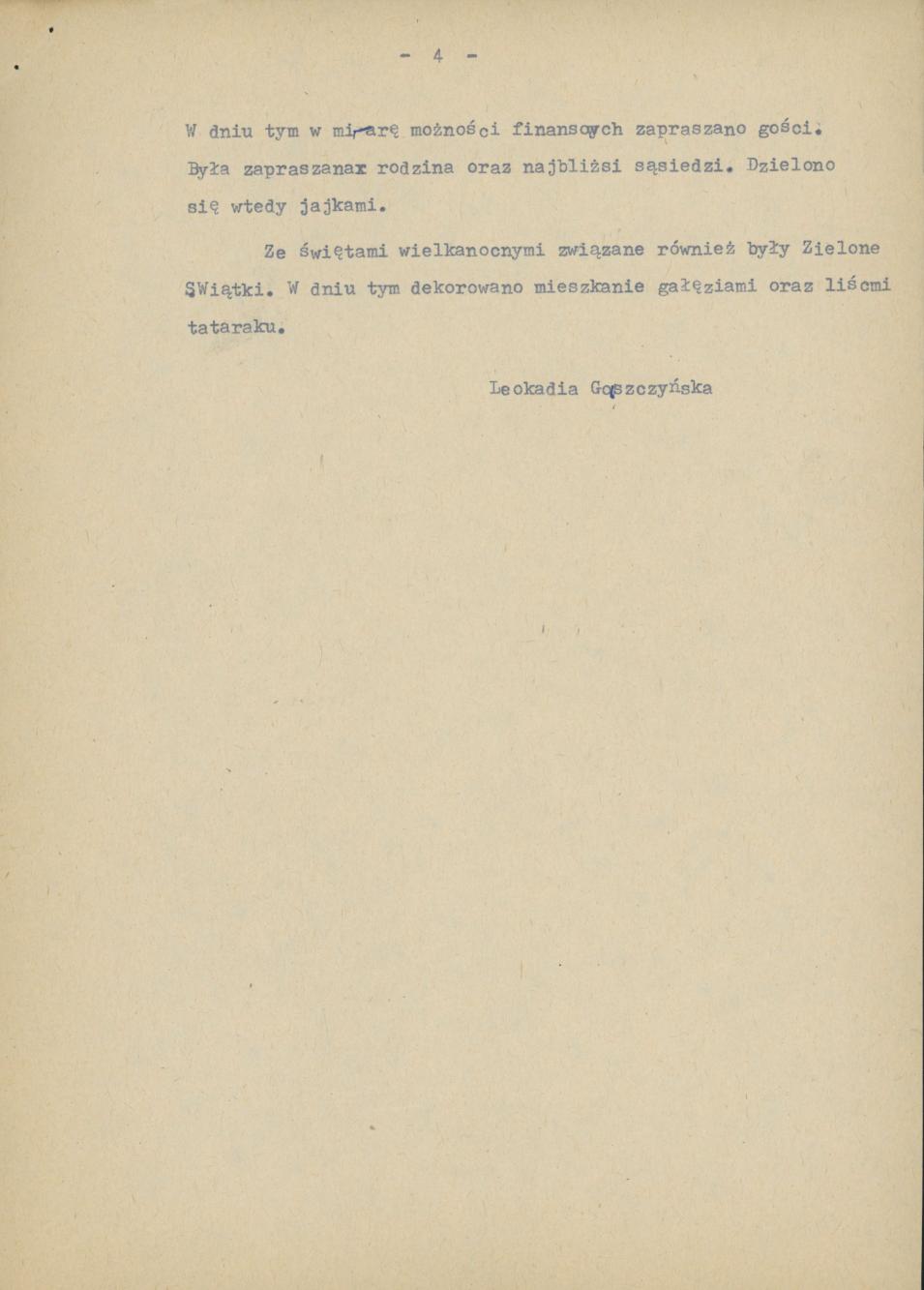 Przygotowania do świąt i dni świąteczne