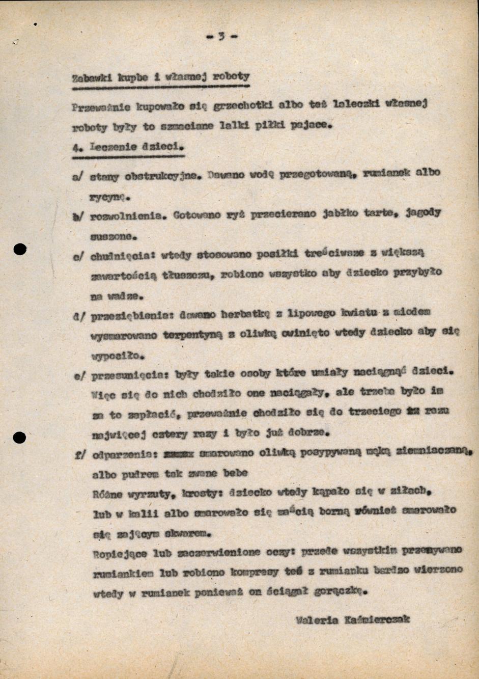 Dawne odżywianie dzieci i ich zabawianie