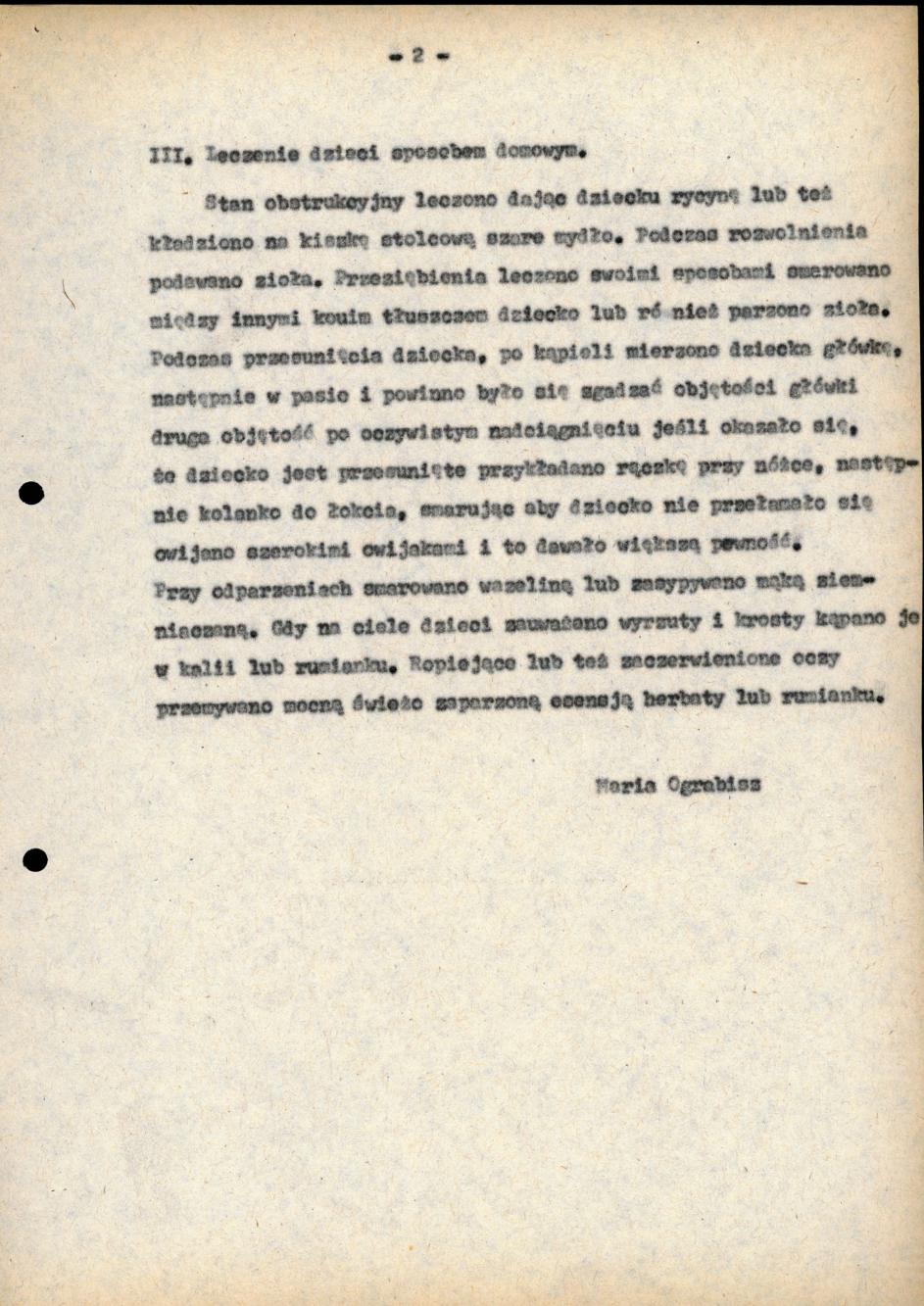 Dawne odżywianie dzieci