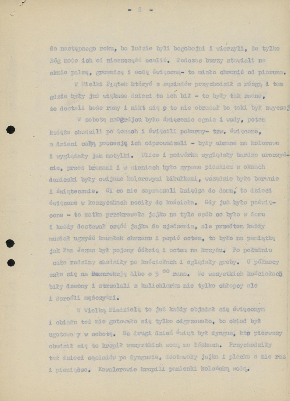 Zwyczaje wielkopostne i Wielkanoc