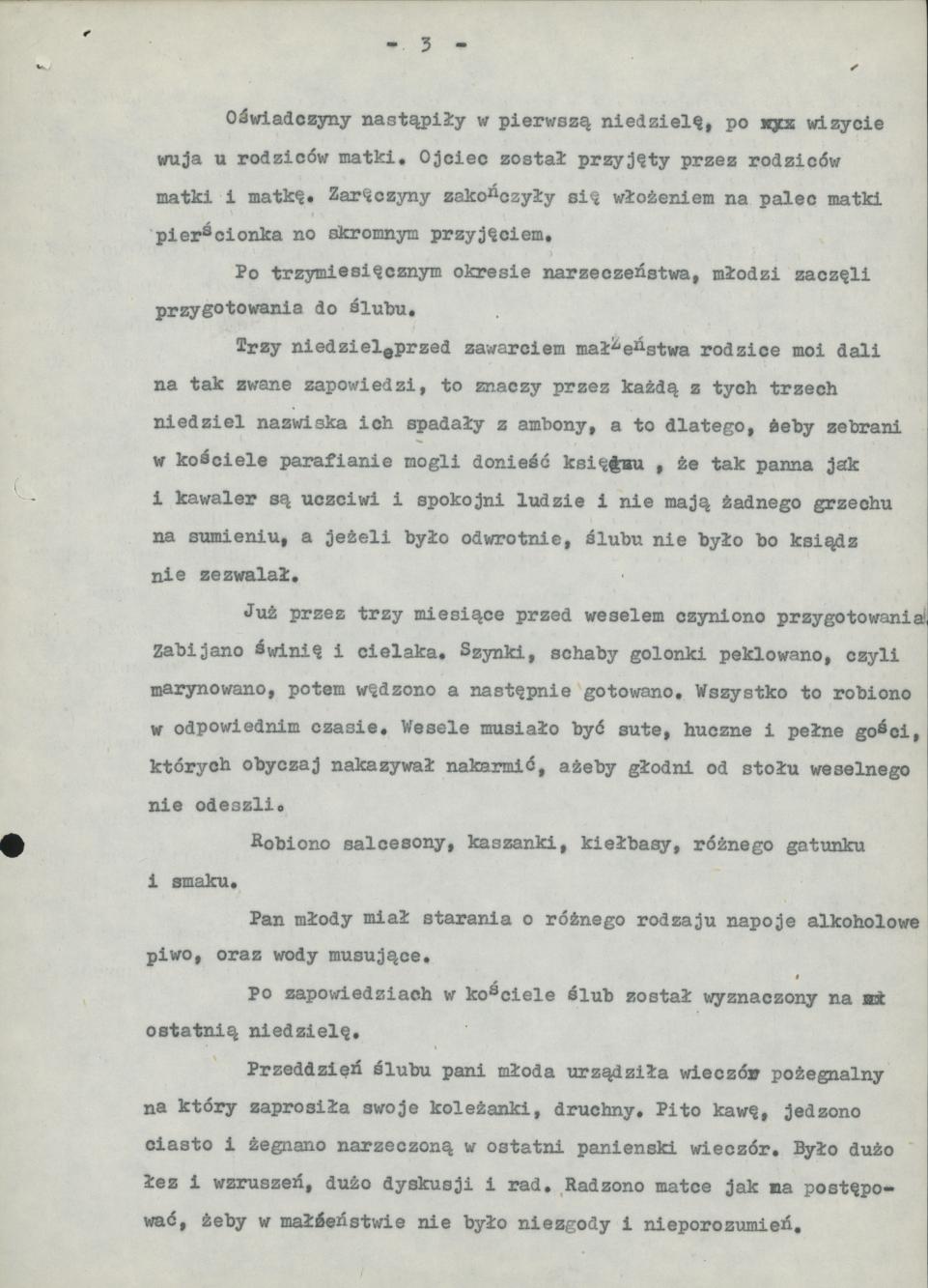 Jak się pobierali moi rodzice (początek XX wieku)