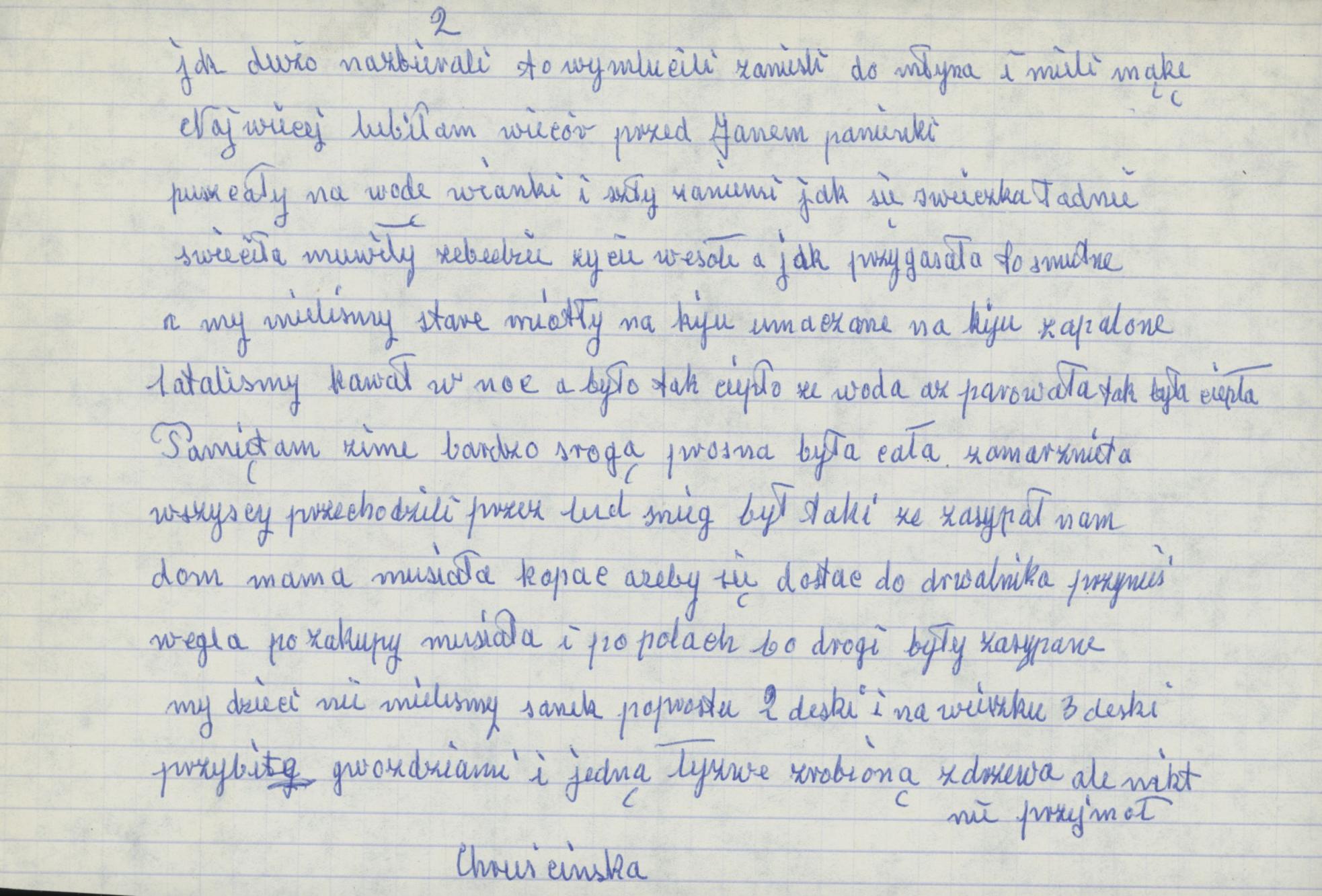 Moje wspomnienia z dzieciństwa