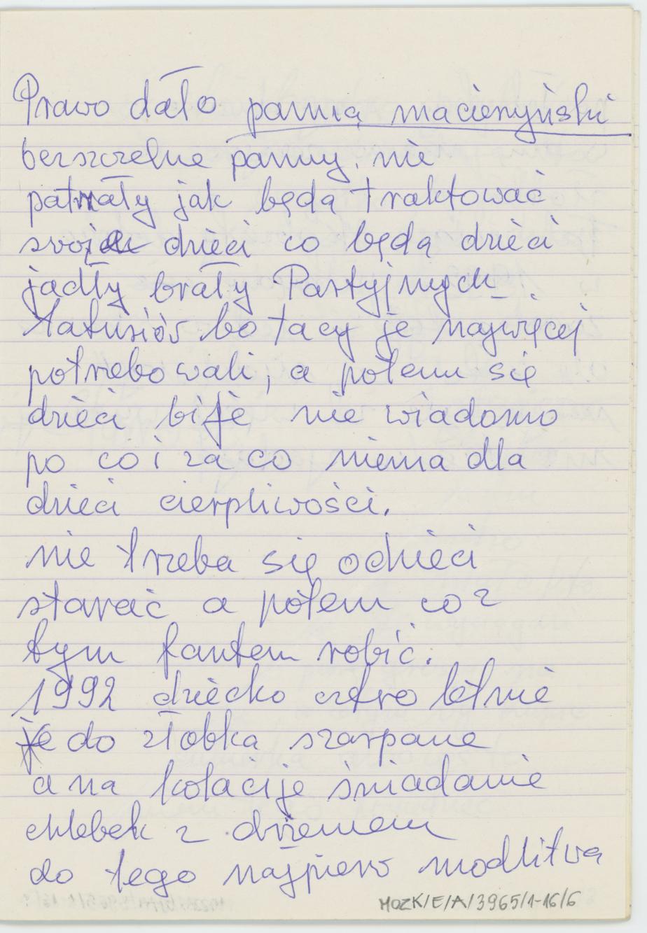 Kobieta przed wojną i po wojnie. Starość przed wojną i po wojnie, cz. 1
