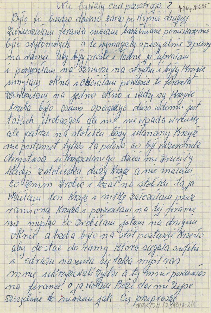 Niebywały cud przestroga