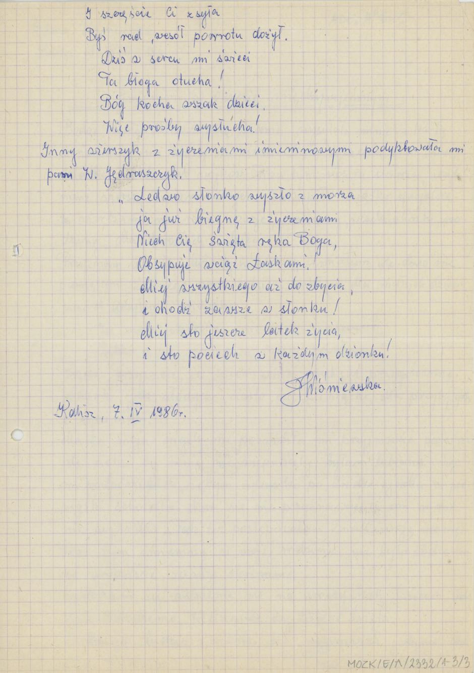 Imieniny w okresie międzywojennym