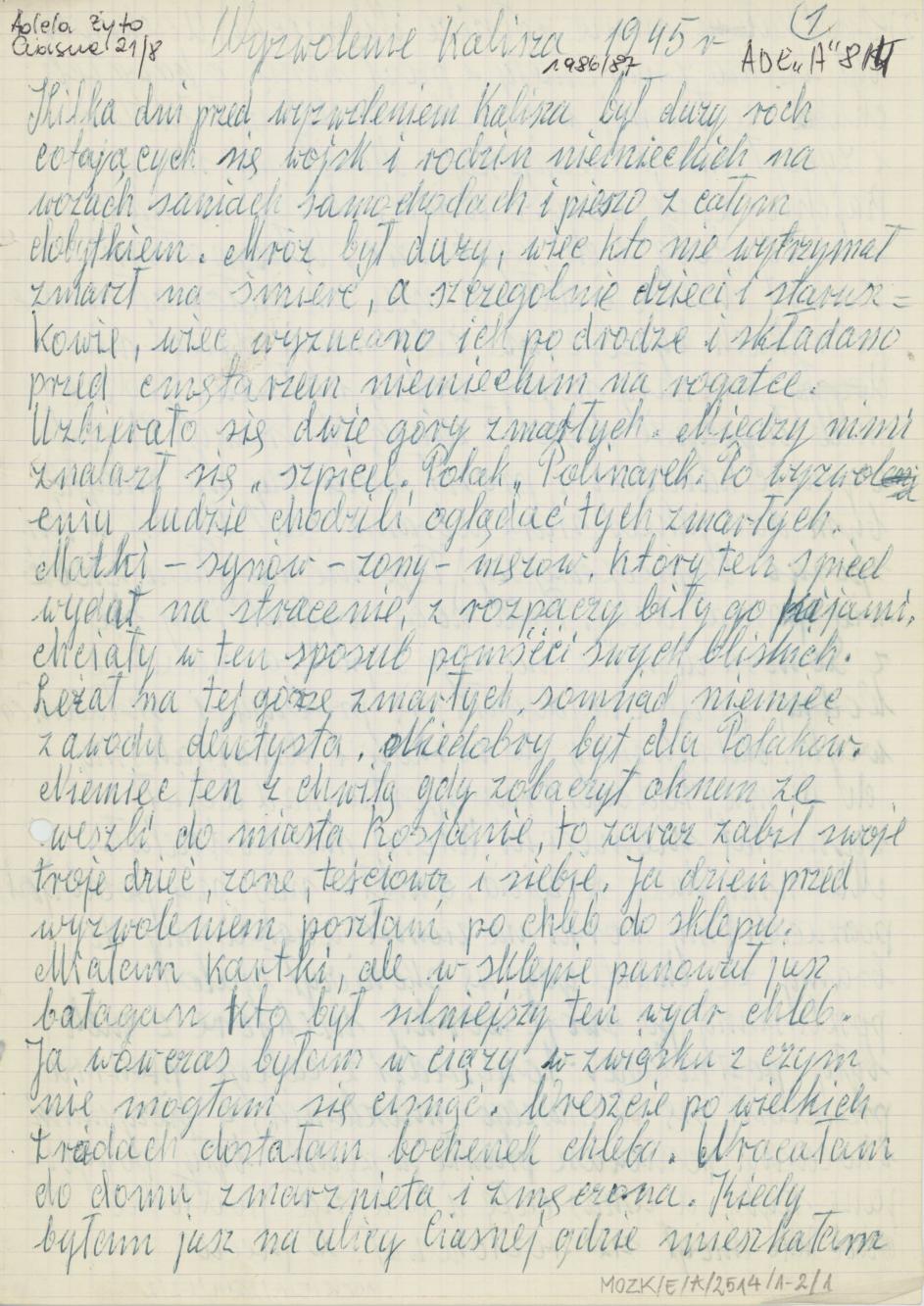 Wyzwolenie Kalisza, 1945 r.