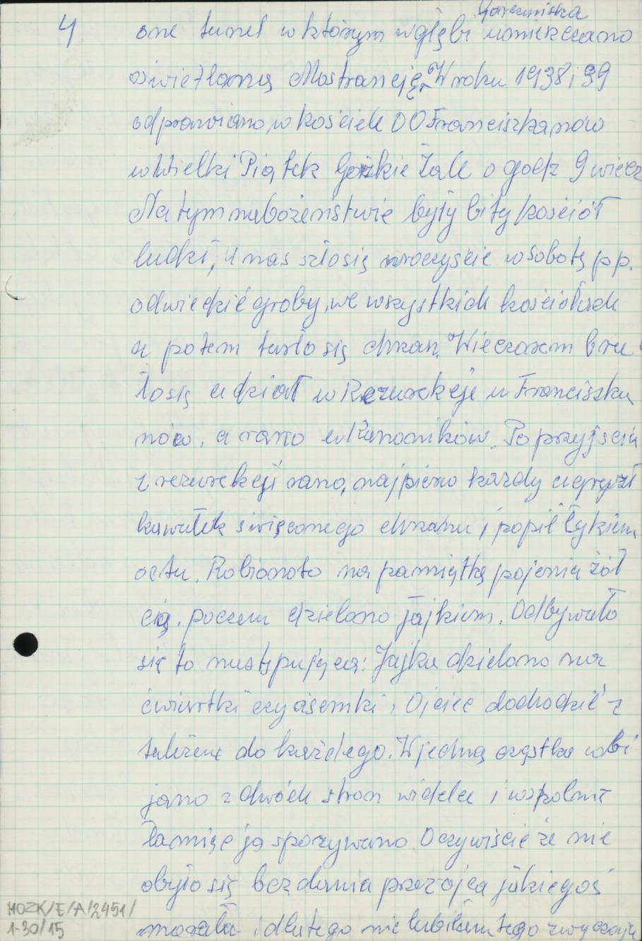 Obrzędy wielkanocne w Kaliszu, cz. 2