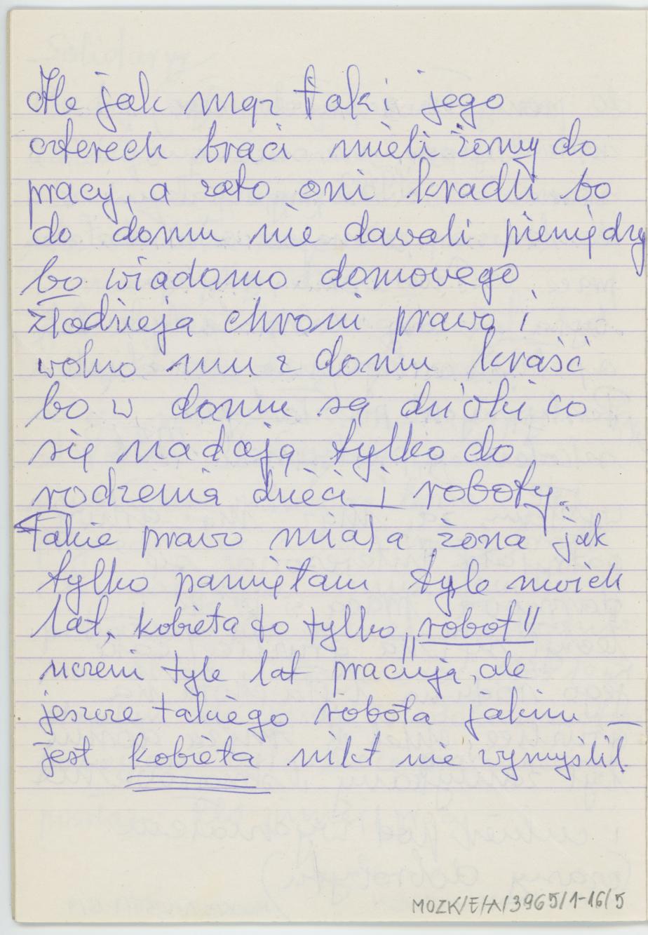 Kobieta przed wojną i po wojnie. Starość przed wojną i po wojnie, cz. 1