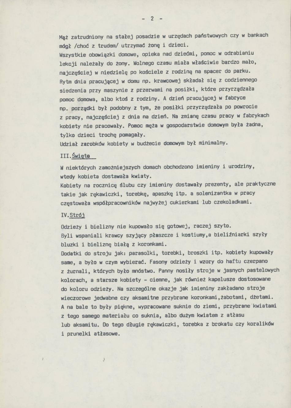 Kobieta - okres 20-lecia międzywojennego