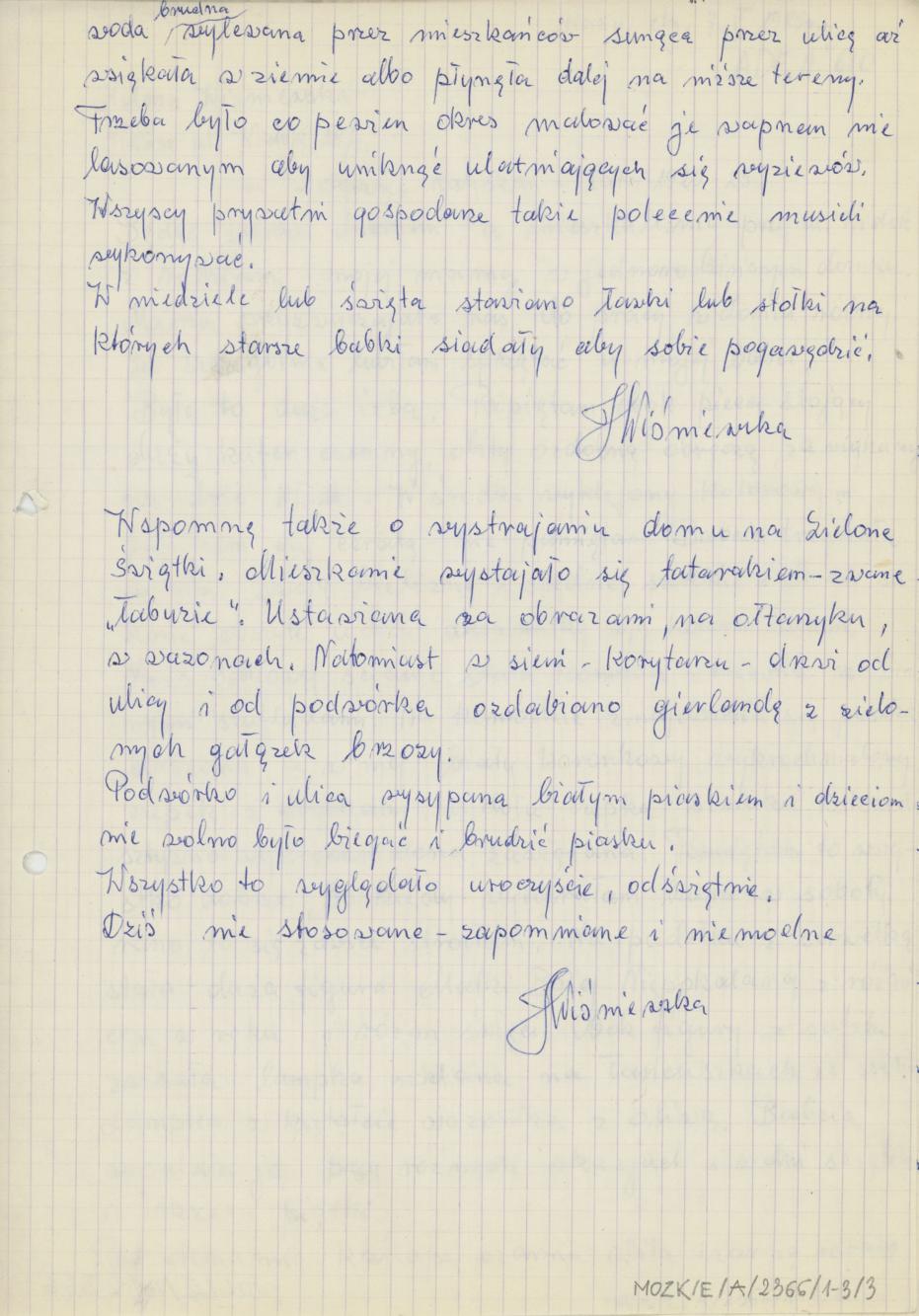 Zwyczaje kaliszan - lata 1920-25