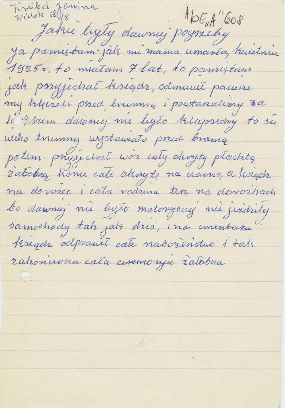 Jakie były dawniej pogrzeby