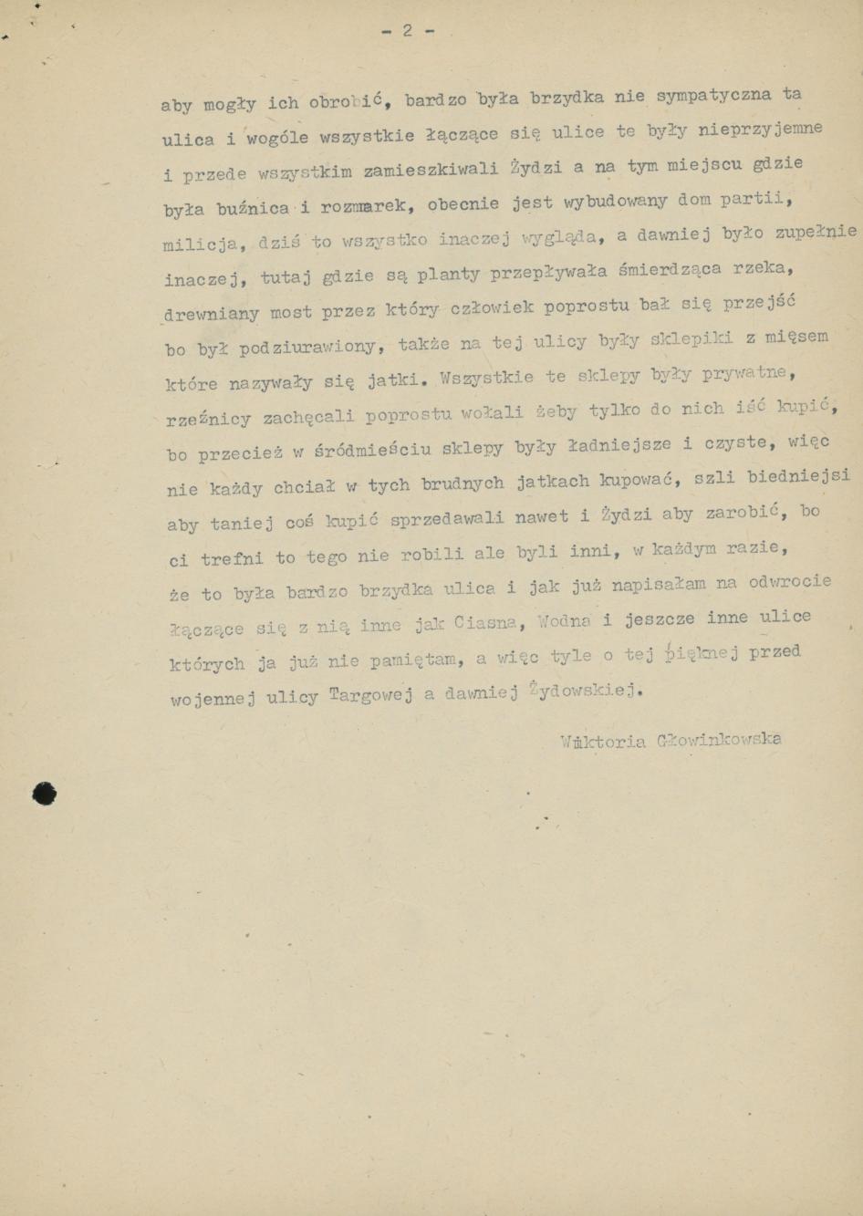 Ulica Targowa, dawniej Żydowska