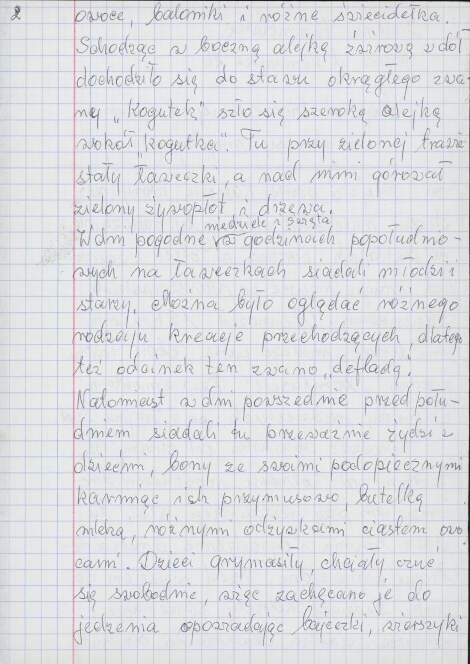 Moje ulubione miejsca spacerów w okresie międzywojennym