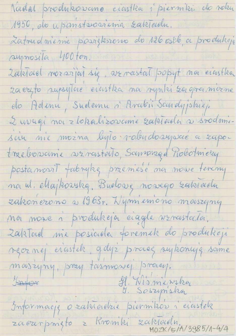 Dawna fabryka Kazimierza Mystkowskiego