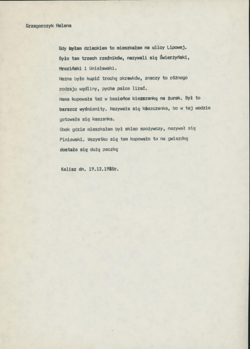 Gdy byłam dzieckiem