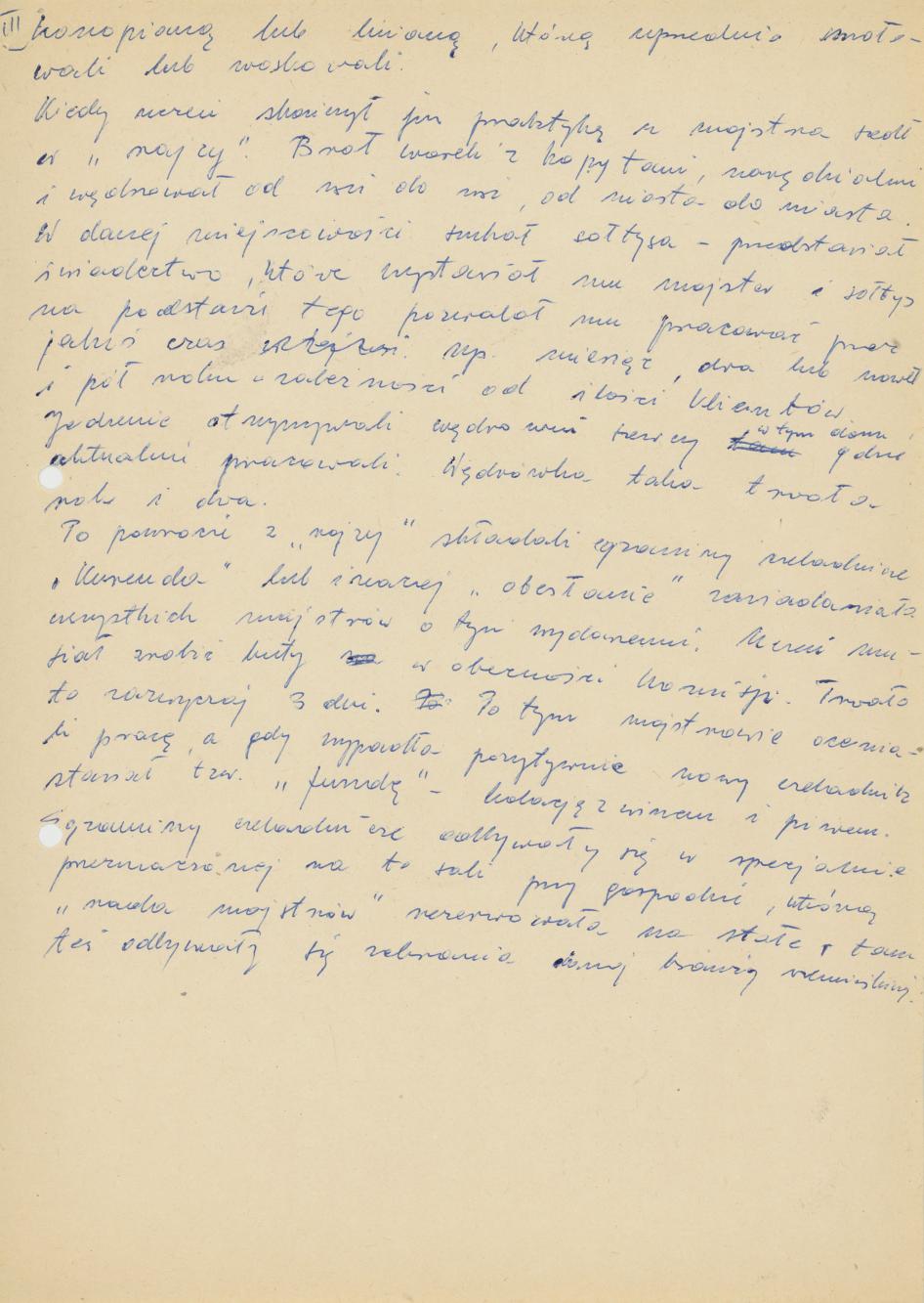 W terminie u majstra szewskiego, wędrówki czeladnicze