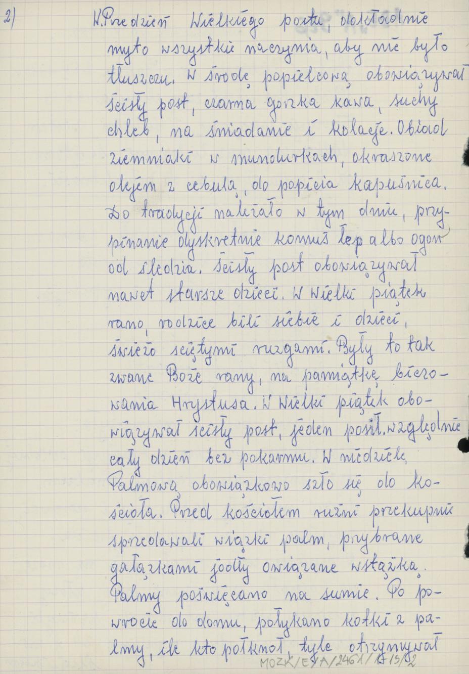 Tradycje związane z Wielkim Postem, Wielkanocą oraz Zielonymi Świętami