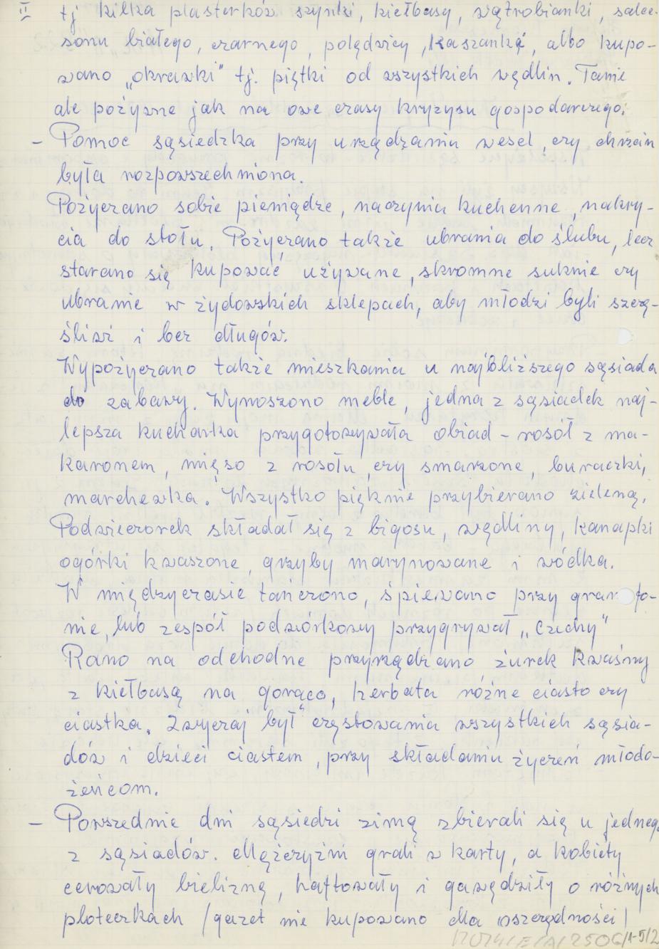 Współżycie sąsiedzkie - lata 1920-30