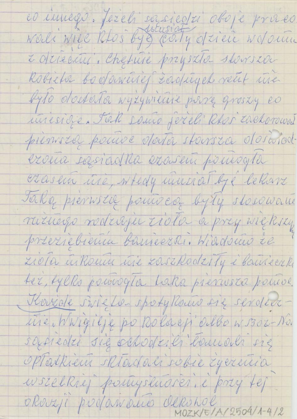 Współżycie sąsiedzkie przed wojną